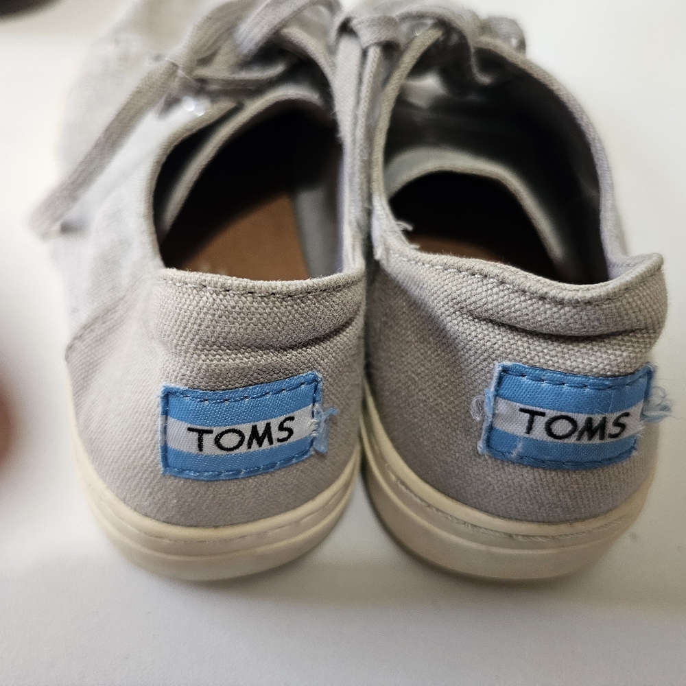 Tom's gray Slub Sneakers shoes - Picture 5 of 9